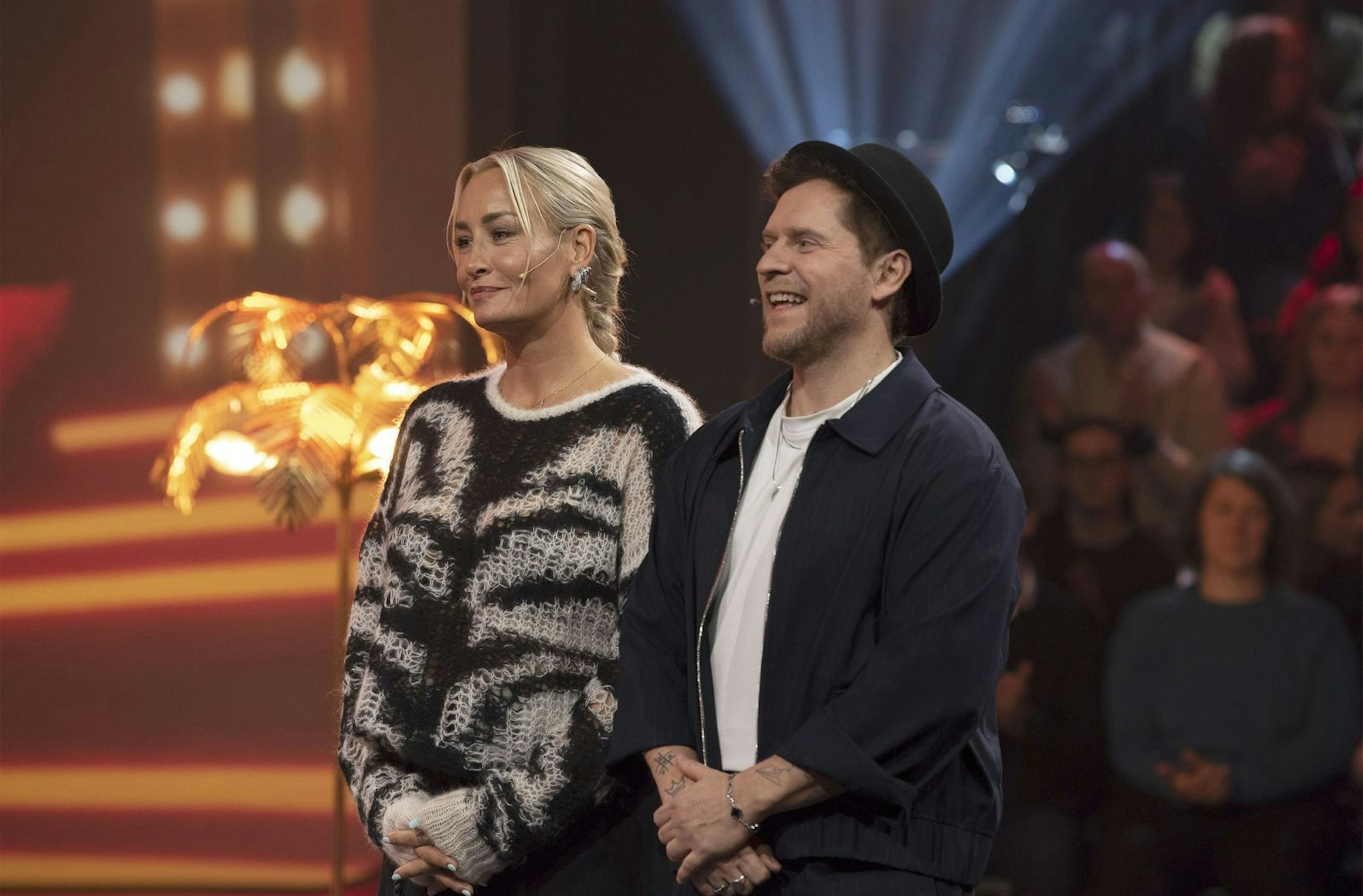 In der beliebten ARD-Unterhaltungsshow stellen sich Sarah Connor und Johannes Oerding einem spannenden Duell. (Bild: NDR / Thorsten Jander)