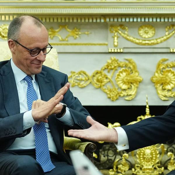 Demonstration guten Einvernehmens: Bundeskanzler Friedrich Merz (links) war am 3. März zu Besuch im Weißen Haus bei US-Präsident Donald Trump. Thema Nummer eins: der Iran-Krieg.