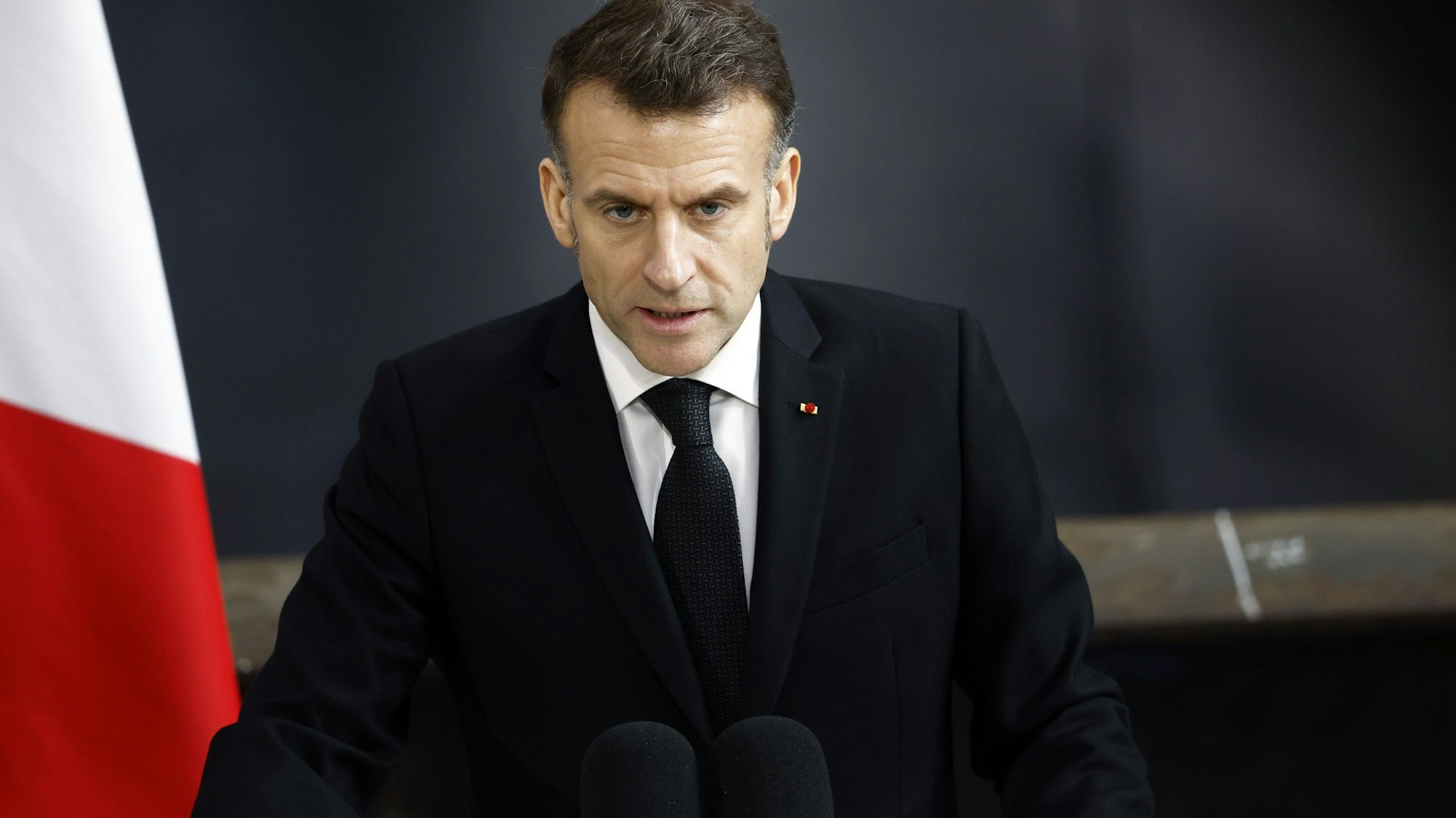 Der französische Staatspräsident Emmanuel Macron