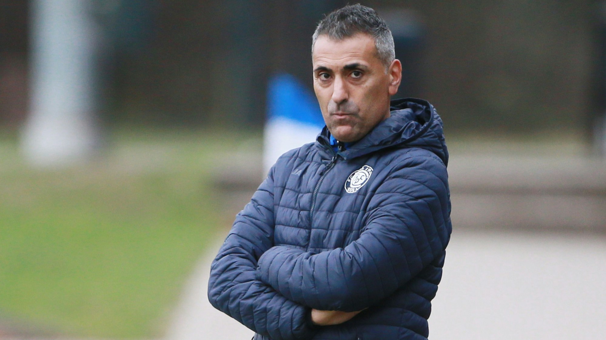 FC Pesch vs. Viktoria Arnoldsweiler Fußball Herren Verbandsliga Mittelrhein Trainer Ali Meybodi (Pesch) 08.12.2019 Herbert Bucco