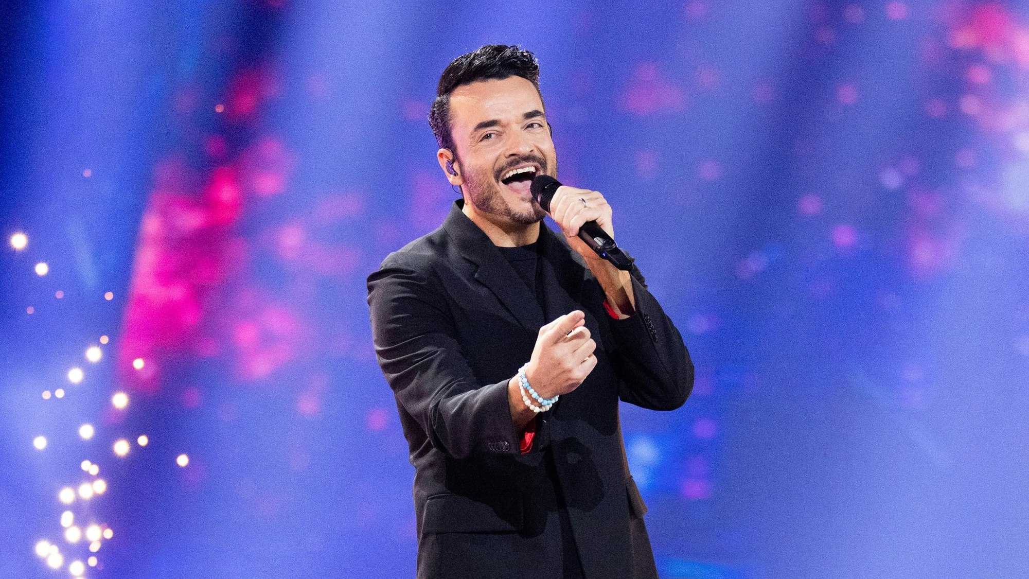 Giovanni Zarrella bei der Aufzeichnung der Helene-Fischer-Show 2024