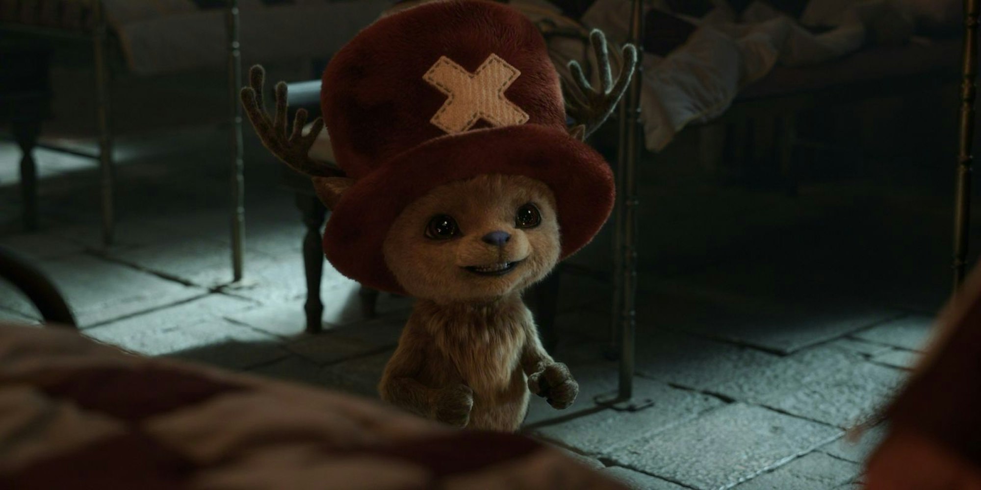 Das knuffige Rentier Tony Chopper heuert als Schiffsarzt bei den Piraten an. (Bild: © Netflix)