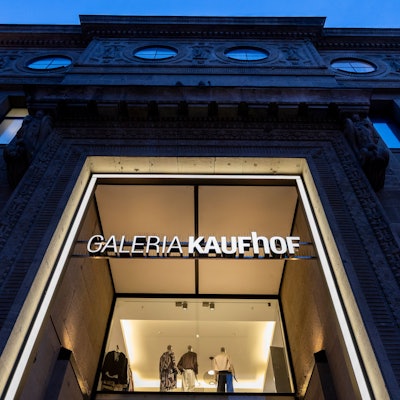 Außenaufnahme des Warenhauses Galeria auf der Hohe Straße in der Kölner Innenstadt.