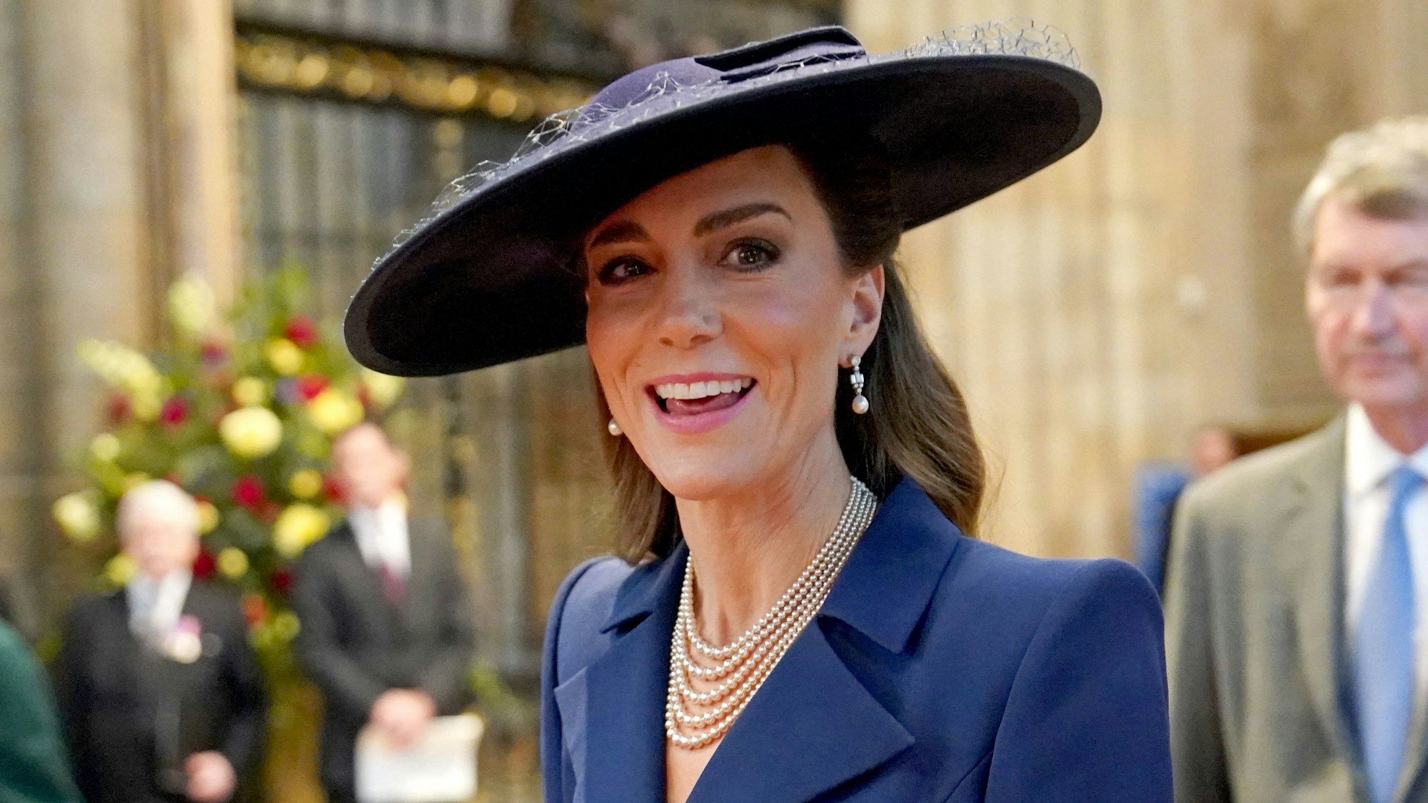 Prinzessin Kate nimmt an der jährlichen Feier zum Commonwealth Day in der Westminster Abbey teil.