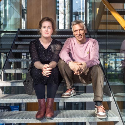 US-Präsident Donald Trump (r.) und Elon Musk in einem Tesla-Fahrzeug