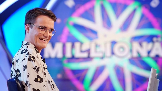 Luke Rothfuchs war schon zum zweiten Mal im RTL-Studio. Diesmal schaffte er es auf den Ratestuhl. (Bild: RTL / Stefan Gregorowius)