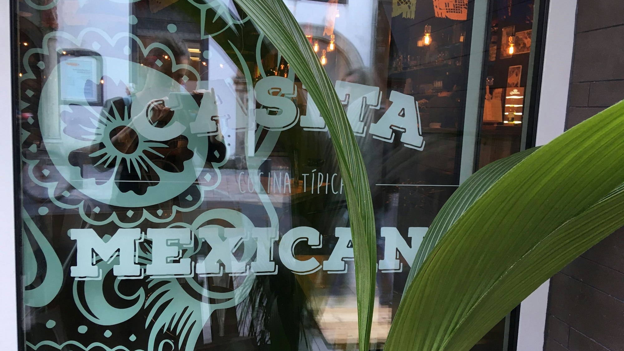 Fenster von der Casita Mexicana.