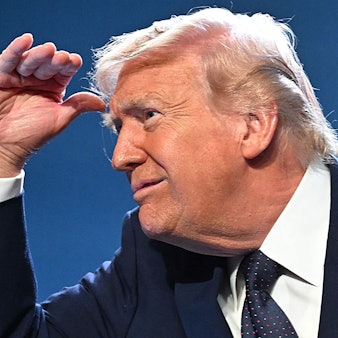 US-Präsident Donald Trump bei einer Pressekonferenz am Montag (9. März).