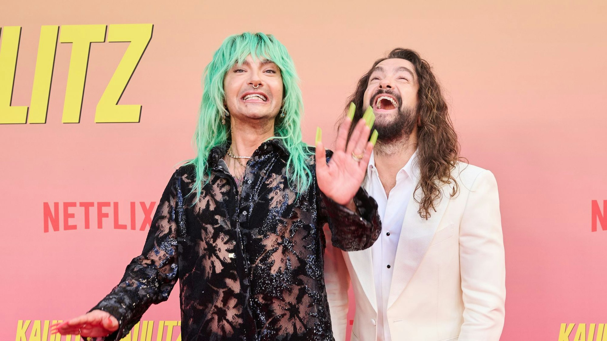 Die Gebrüder Kaulitz auf dem roten Teppich.