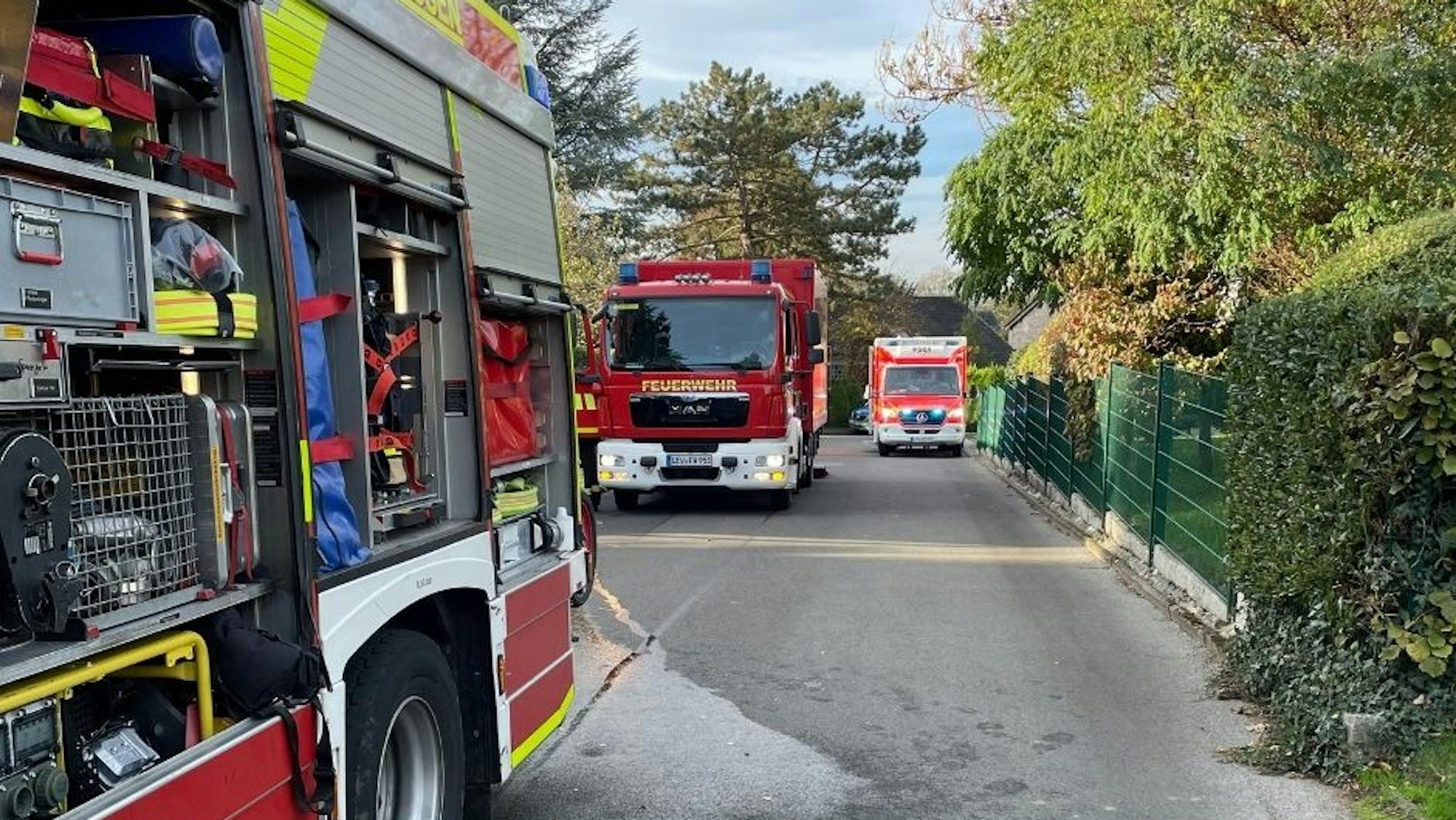 Kaminbrand in Leverkusen Boddenberg