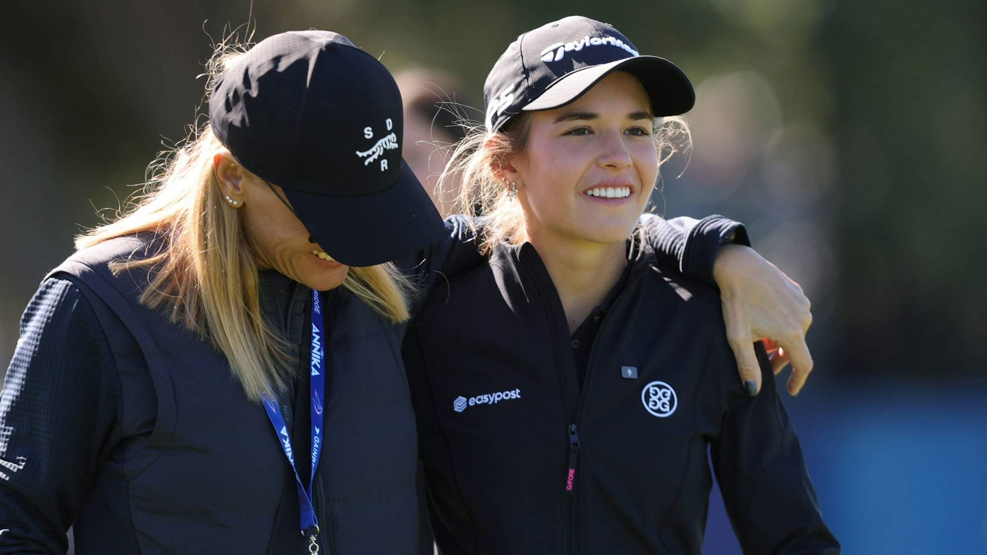 Vanessa Trump und Kai Trump nach einem Golfturnier.