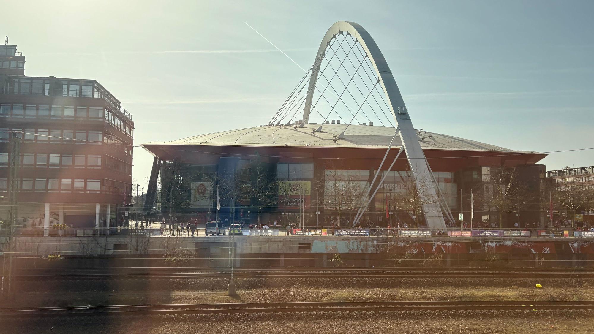 Die Lanxess Arena in Köln.
