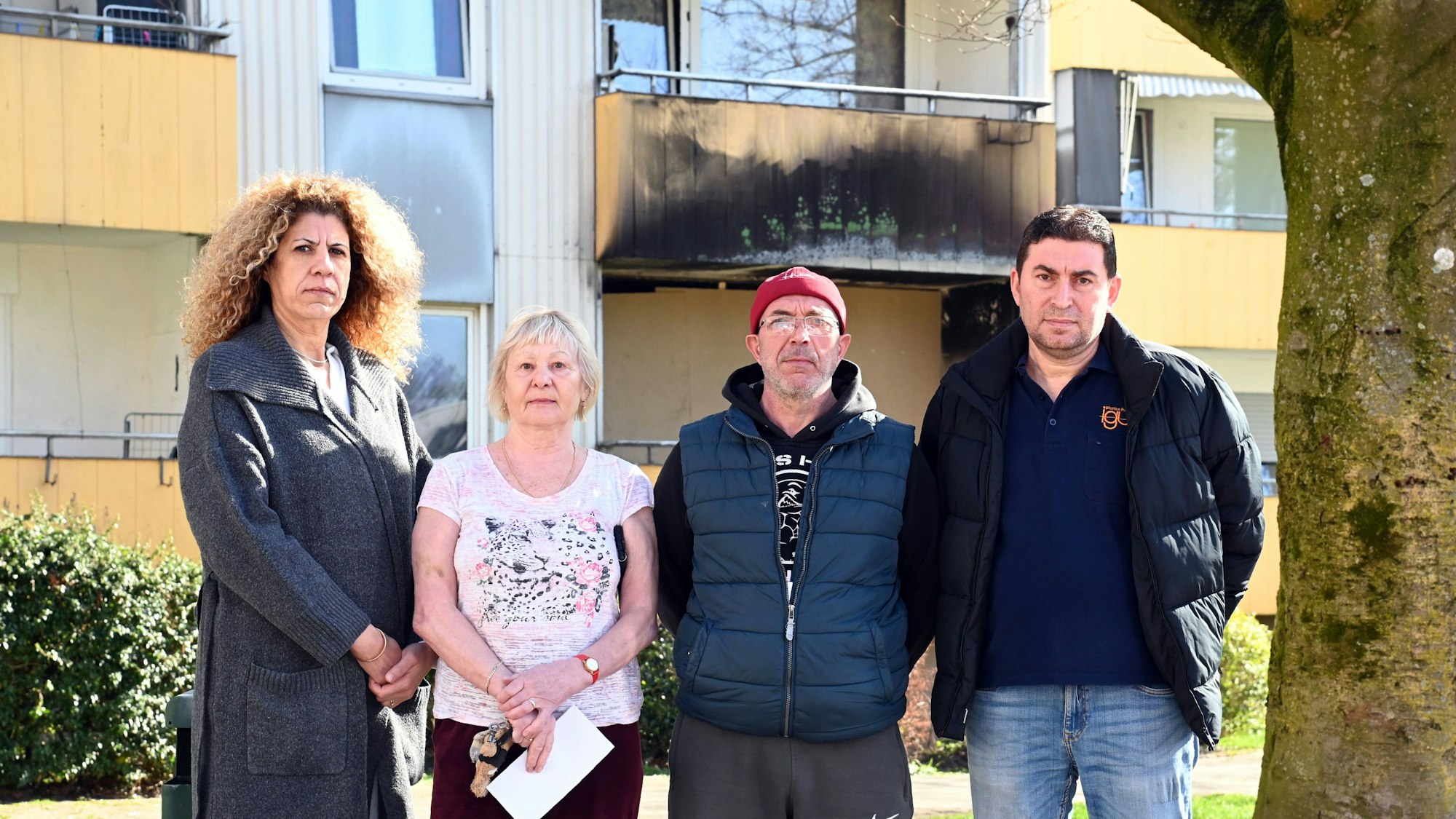 Die Mieter der Glashüttenstraße 7 kritisieren den Eigentümer LEG scharf.