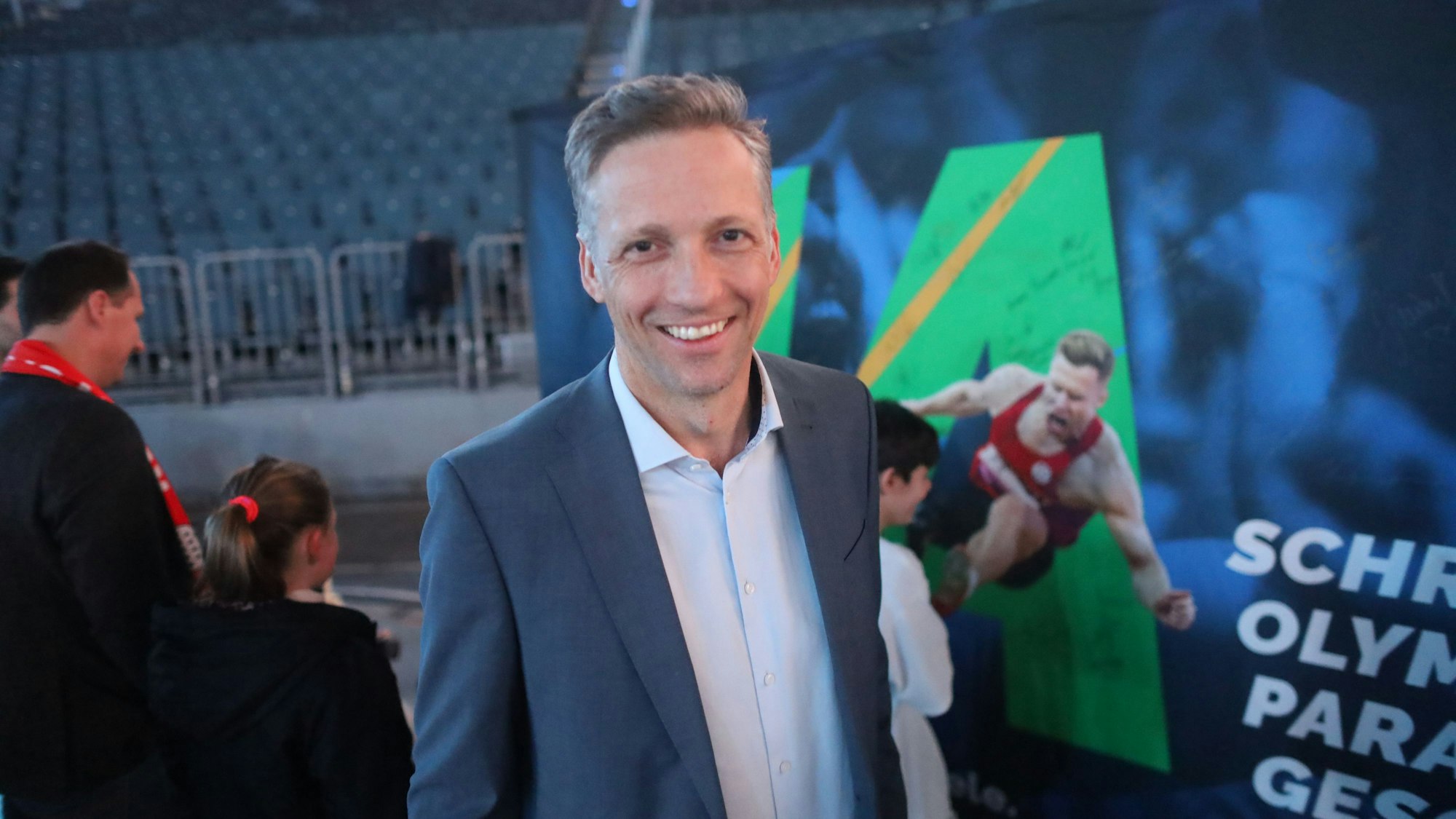 Sebastian Schulte, Vorstandsvorsitzender der Deutz AG beim Start der Olympia-Bewerbung von Köln-Rhein-Ruhr