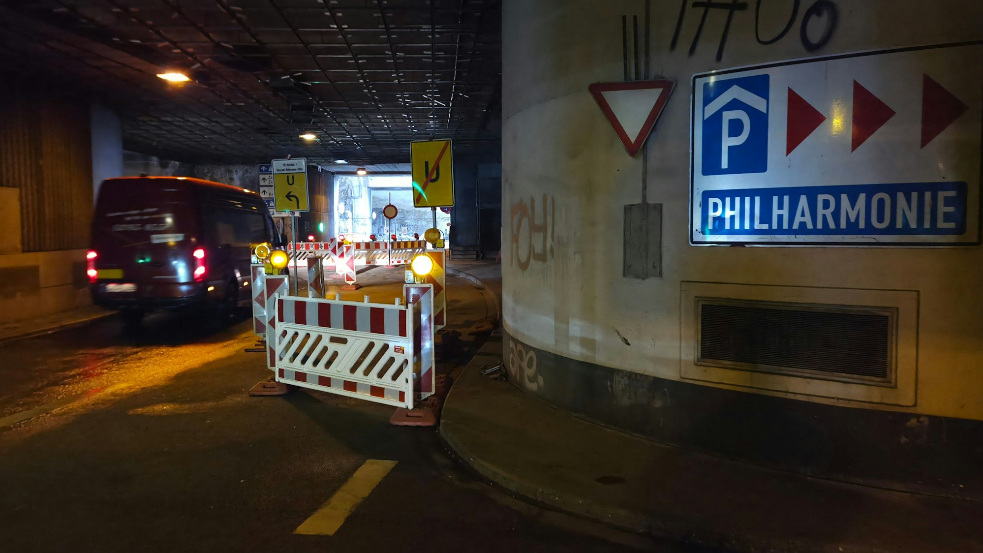Die Stadt Köln hat den Gulliver-Tunnel in der Innenstadt bis auf Weiteres gesperrt.
