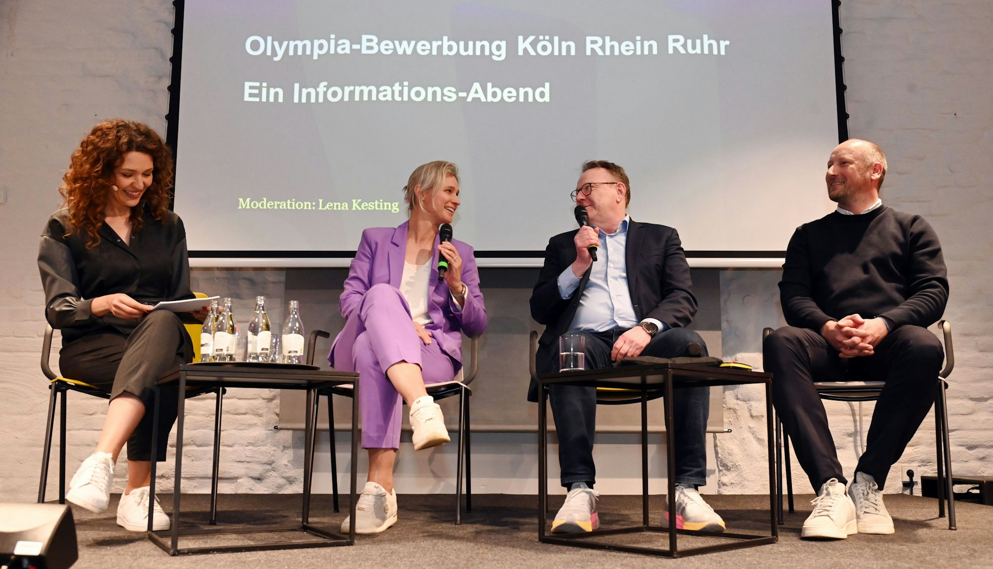 11.03.2026 Köln. Olympia-Veranstaltung der Redaktion vor 300 Leuten mit OB Torsten Burmester, Britta Heidemann und weiteren Podiumsgästen. Foto: Alexander Schwaiger
