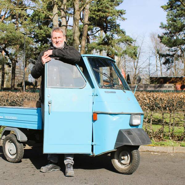 Wolfgang Becker und seine italienische „Biene“.