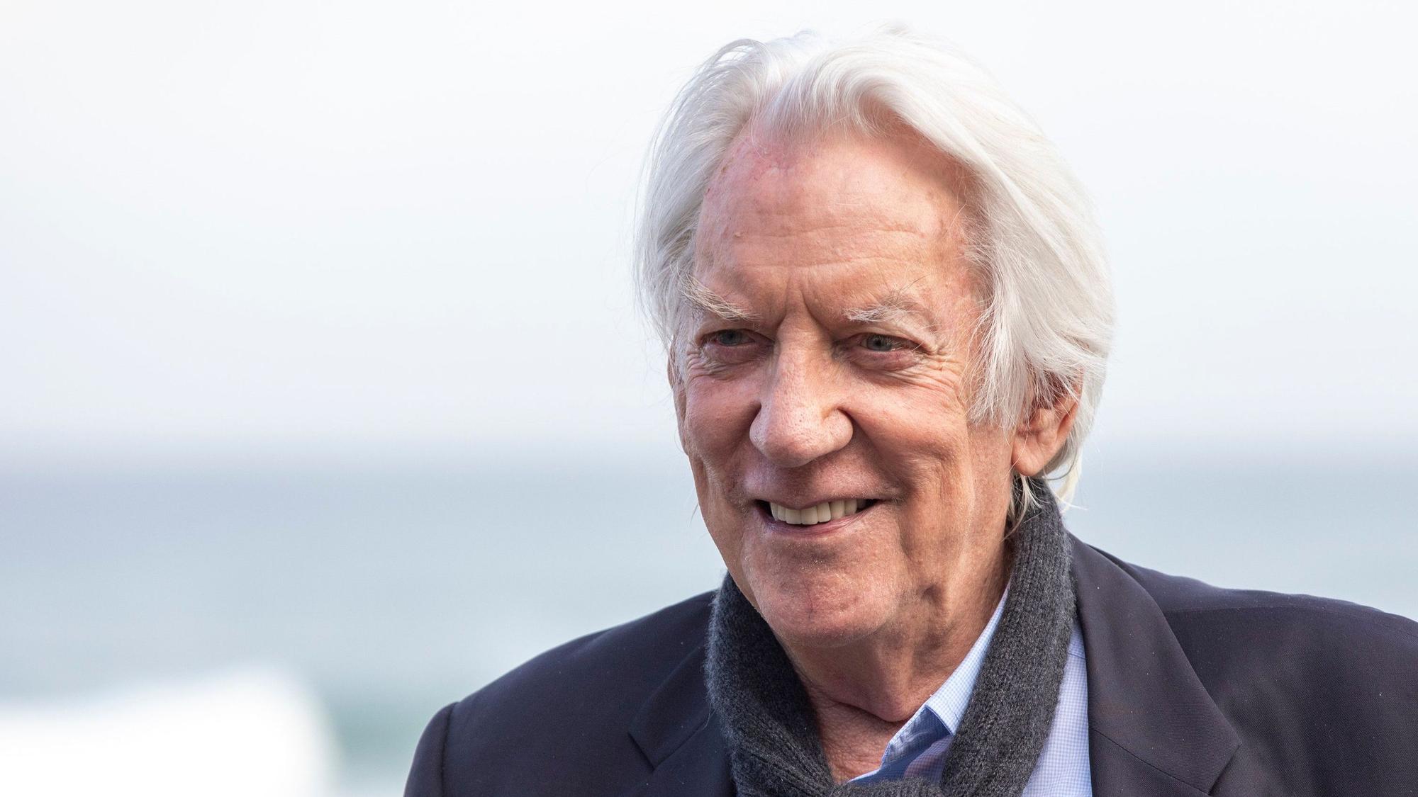 Donald Sutherland, Spauspieler aus Kanada, lässt sich am Rande des Filmfestivals San Sebastián fotografieren.