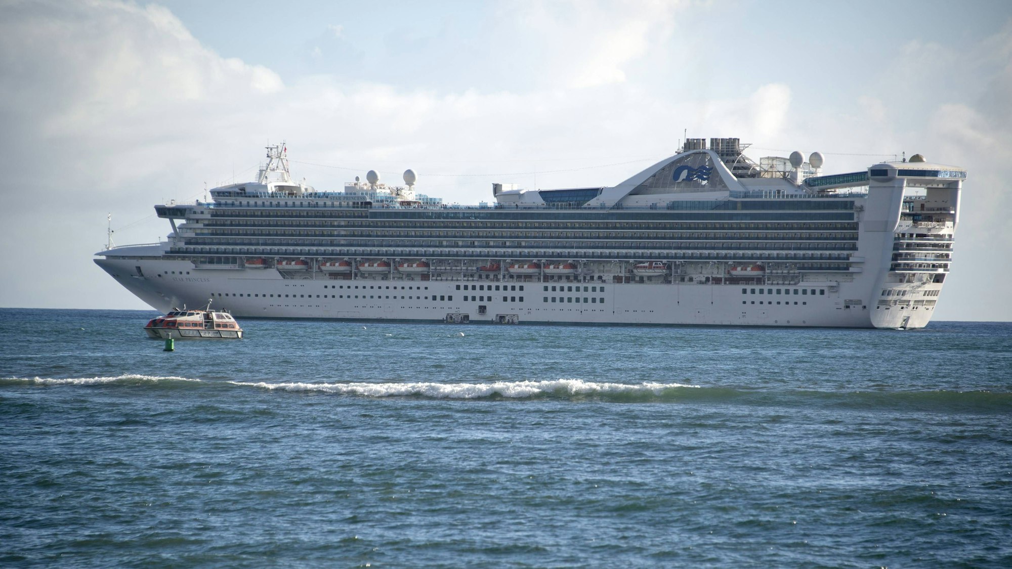 „Star Princess“ auf Hoher See.