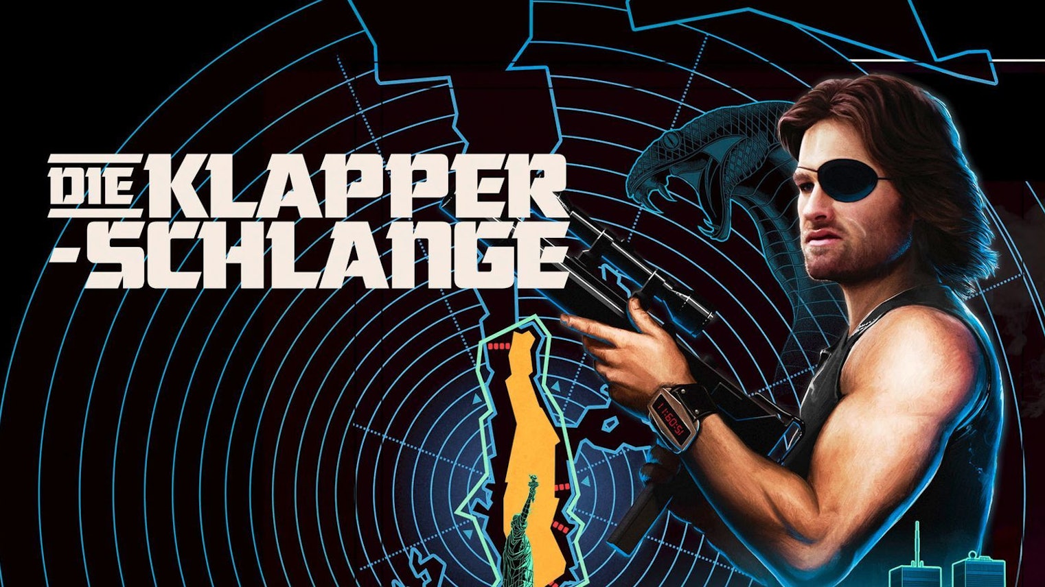 Kurt Russell war 28 Jahre alt, als er erstmals die Rolle des Outlaws Snake Plissken übernahm. Sie begleitet den Schauspieler bis heute. (Bild: rbb / 1981 Studiocanal S.A.)