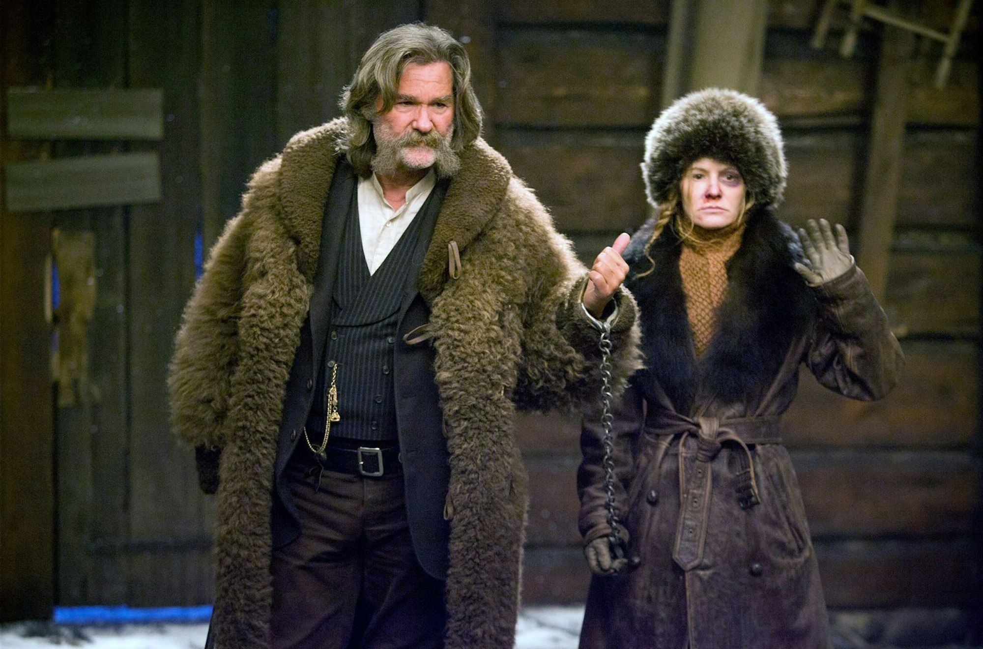 Viele Kritiker empfanden den Schluss von Quentin Tarantinos „The hateful Eight“ (2015) als frauenfeindlich. (Bild: Andrew Cooper)