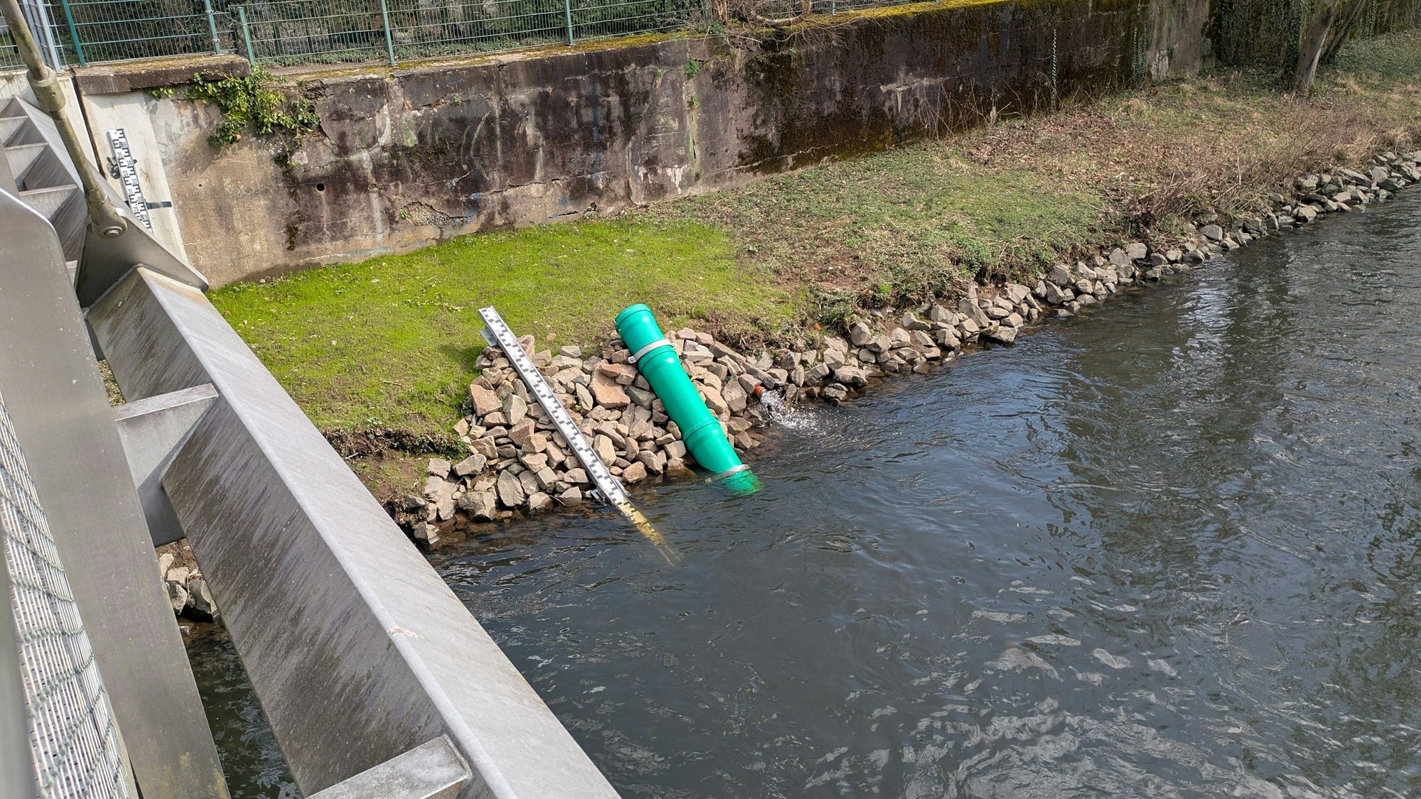 Der Wupperpegel in Leichlingen