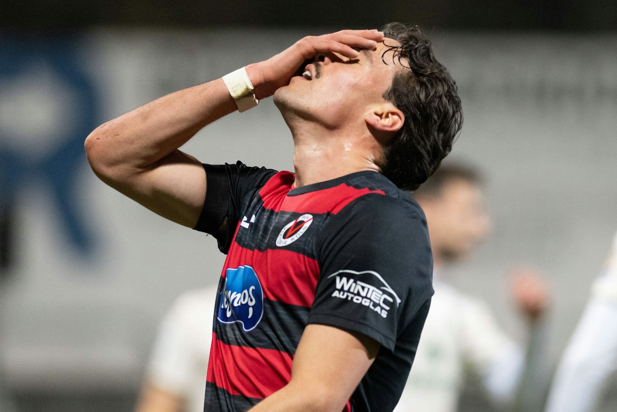 Marco Pledl 5 FC Viktoria Koeln ärgert sich über vergebene Torchance, FC Viktoria Koeln vs. TSV 1860 Muenchen, Fussball, 3. Liga, 28. Spieltag, 2025/2026, 06.03.2026 DFB regulations prohibit any use of photographs as image sequences and/or quasi-video Koeln Nordrhein-Westfalen Deutschland *** Marco Pledl 5 FC Viktoria Koeln annoyed about missed goal chance, FC Viktoria Koeln vs TSV 1860 Muenchen, Fußball, 3 Liga, 28 Spieltag, 2025 2026, 06 03 2026 DFB regulations prohibit any use of photographs as image sequences and or quasi video Koeln Nordrhein Westfalen Germany Copyright: xkolbert-press/MarkusxVerwimpx