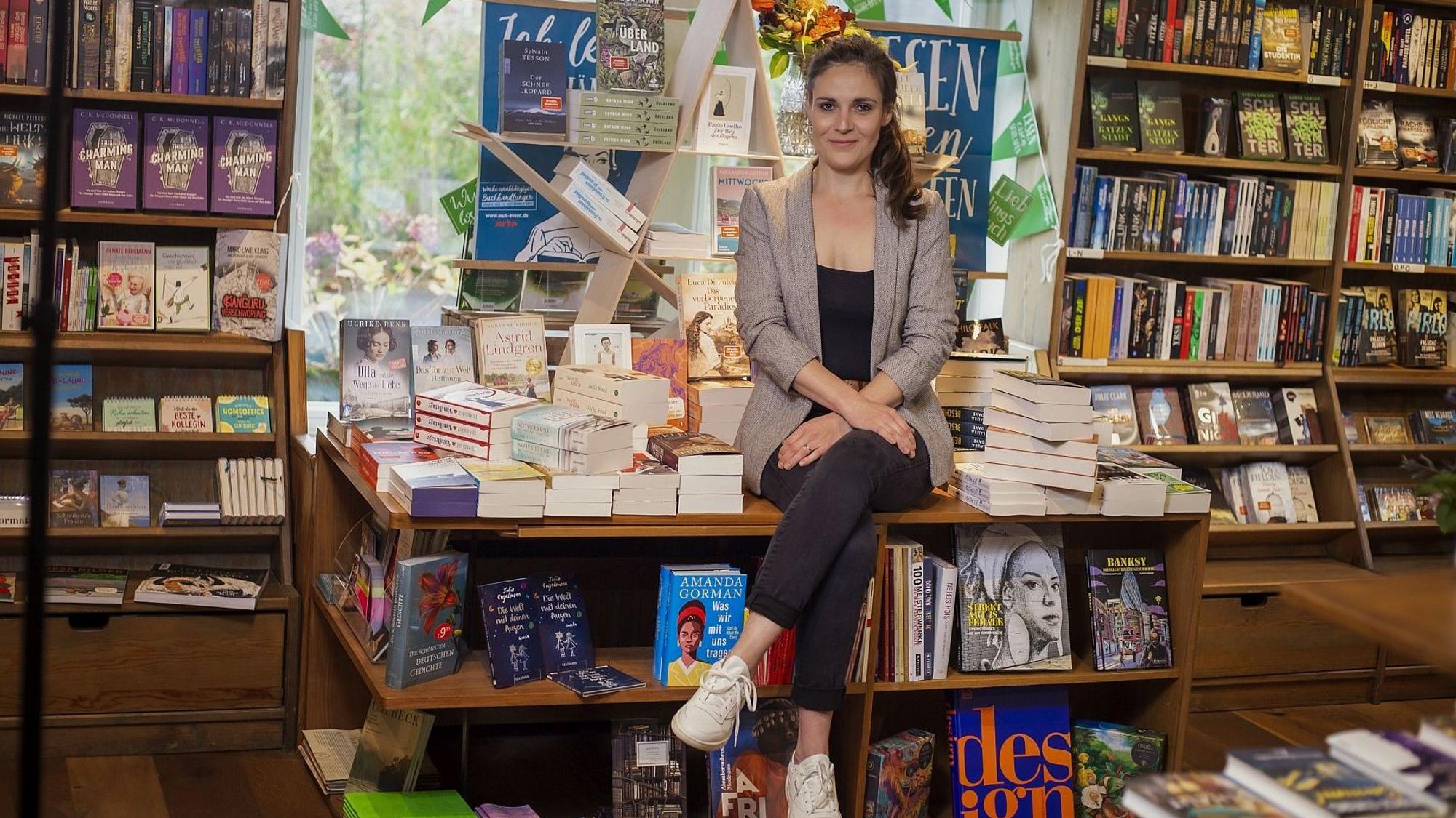 Paulina Löffelholz von der gleichnamigen Buchhandlung in Neunkirchen