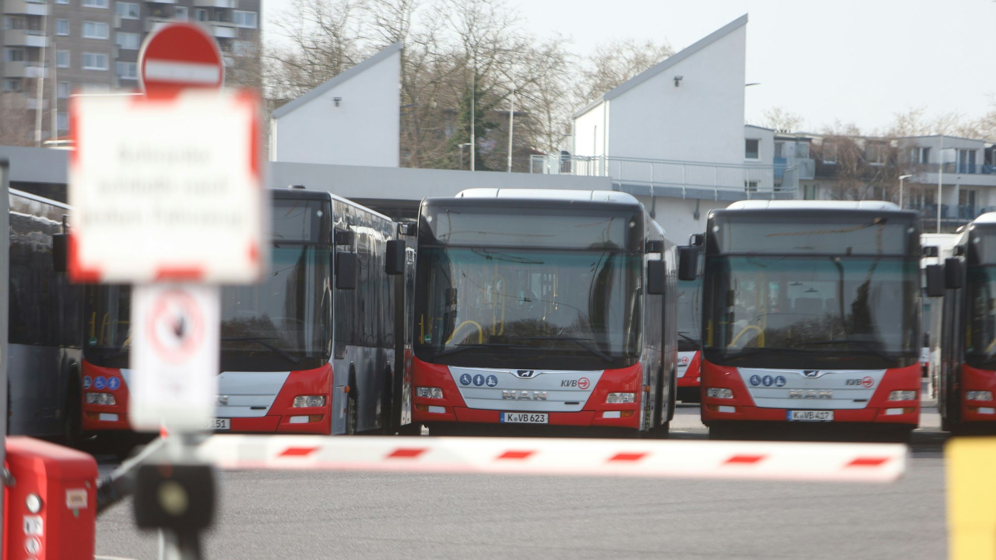 06.03.2026, Köln: Das Busdepots Nord der KVB. Foto: Arton Krasniqi