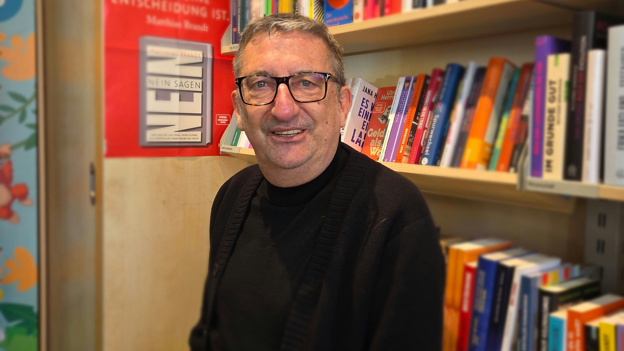Uwe Madel, Geschäftsführer der „Buchhandlung am Markt“ in Hennef