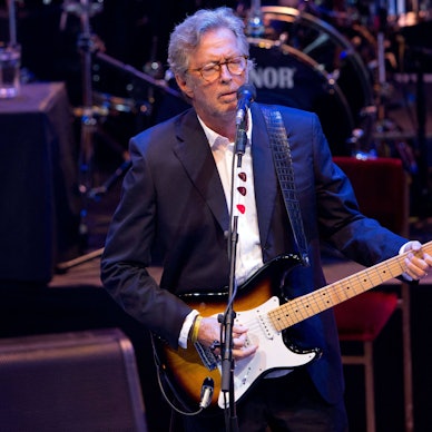 Eric Clapton bei einem Auftritt.