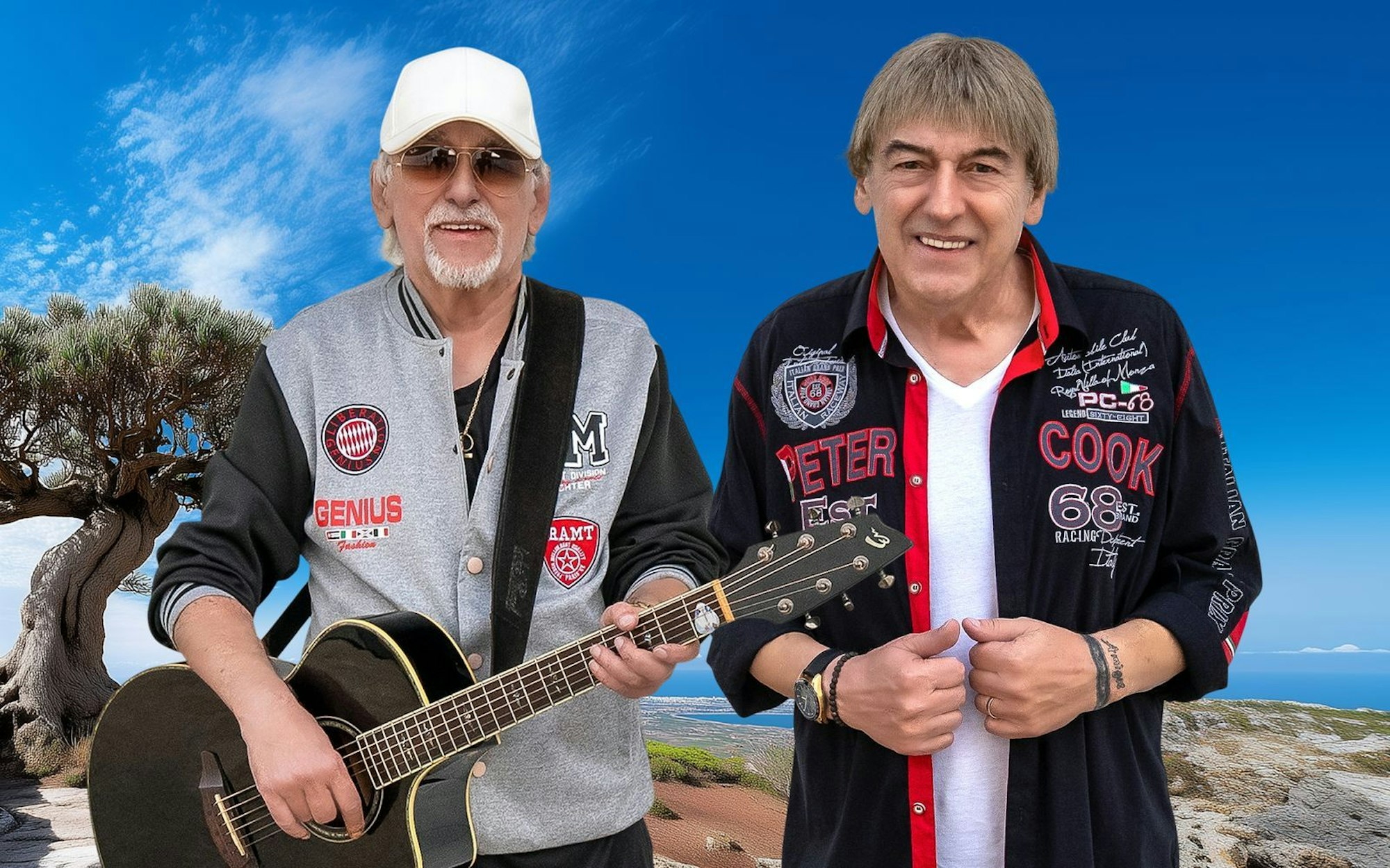 Sie dominieren seit Jahren die Hitparaden, Star-Allüren aber sind ihnen fremd: Karl-Heinz Ulrich (links) und sein jüngerer Bruder Bernd sind Die Amigos. (Bild: Kerstin Joensson / Telamo)