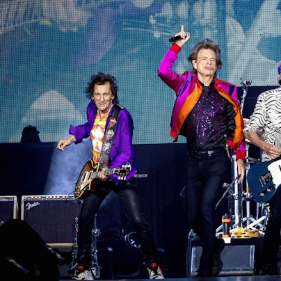 Rolling Stones auf der Bühne.