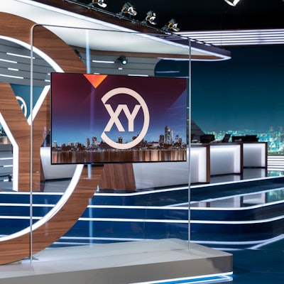 Blick in das ZDF-Studio von „Aktenzeichen XY… ungelöst“.