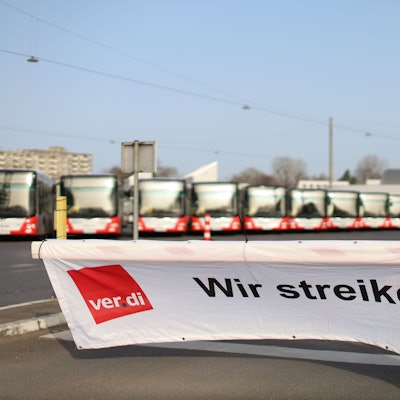 Der Warnstreik macht sich auch bei der KVB bemerkbar (Bild vom 6. März).