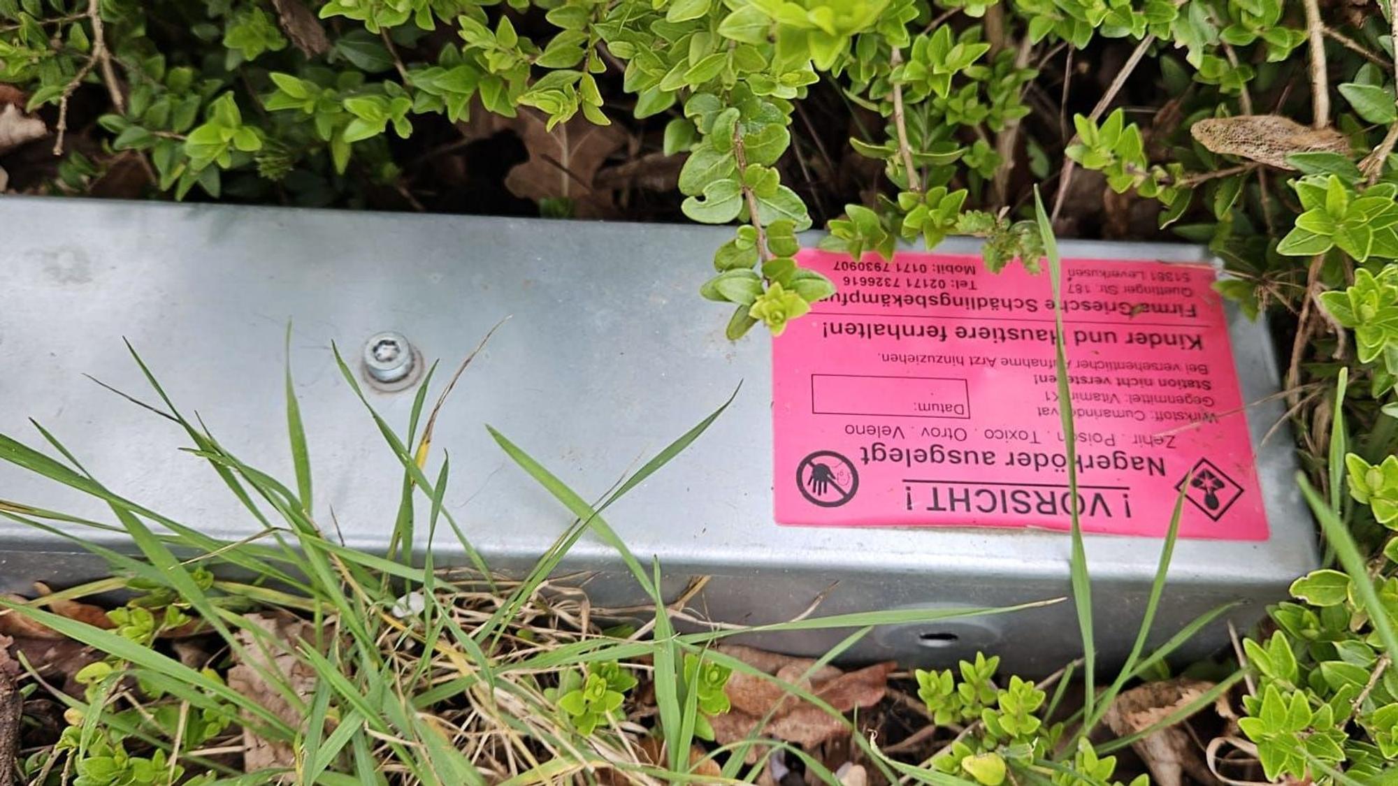 Auf einem Spielplatz in Hitdorf hat die Stadtverwaltung Rattengift auslegen lassen.