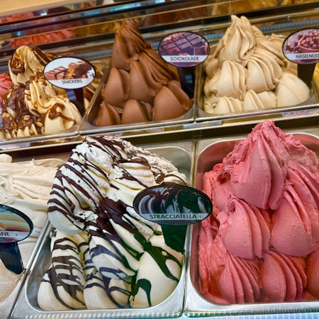 Leckere Eissorten.