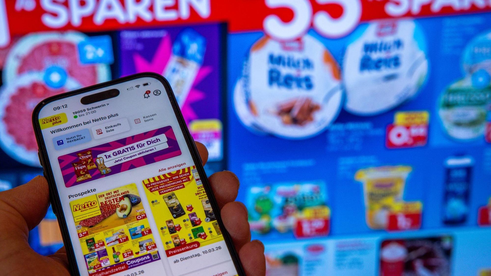 Rabatt-App von Lebensmittelhändler Netto