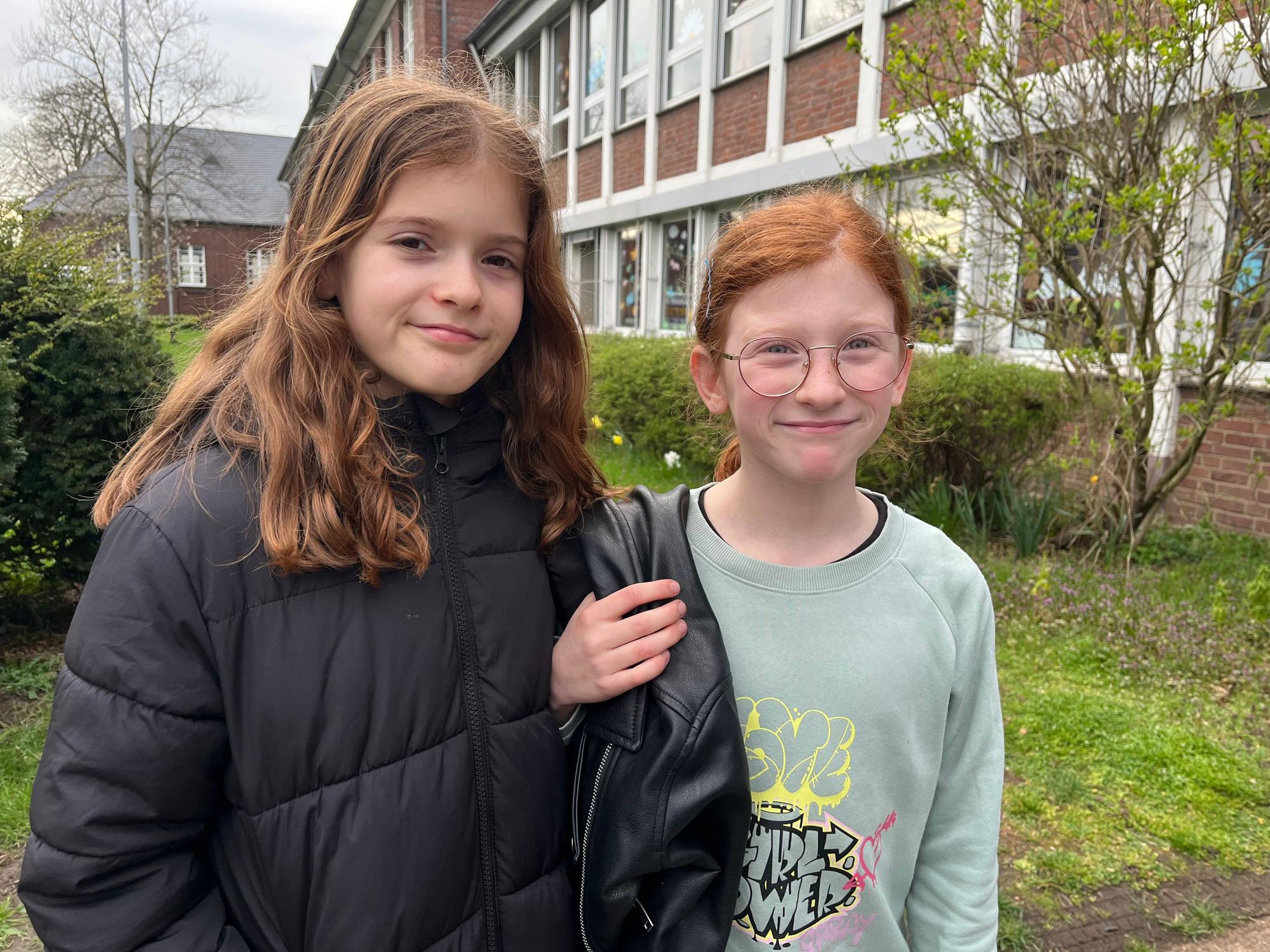 Die Zwillinge Lara und Luzie