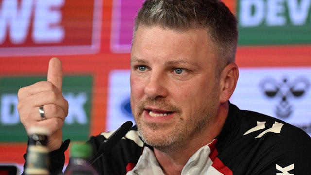 19.03.2026, xophax, Fussball 1.Bundesliga, 1.FC Koeln Derby . Pressekonferenz vor dem Spiel gegen Bor.Mönchengladbach. Trainer Lukas Kwasniok 1.FC Köln Koeln *** 19 03 2026, xophax, Soccer 1 Bundesliga, 1 FC Koeln Derby Press conference before the match against Bor Mönchengladbach Coach Lukas Kwasniok 1 FC Köln Koeln