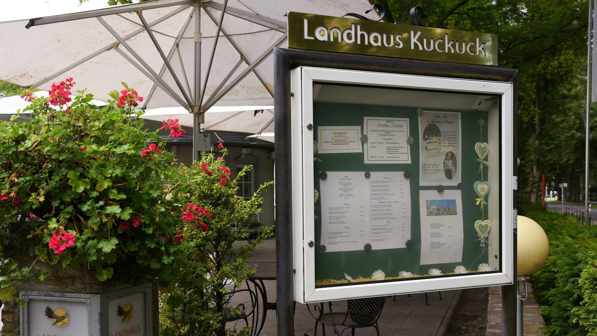 28.08.2020 Köln Carsten Henn Geschmackssache das Landhaus Kuckuck in Müngersdorf mit Maitre Erhard Schäfer