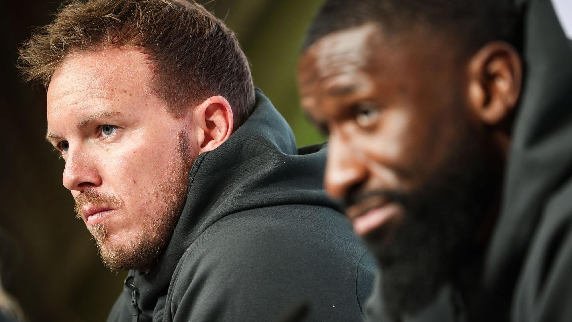 Julian Nagelsmann und Antonio Rüdiger