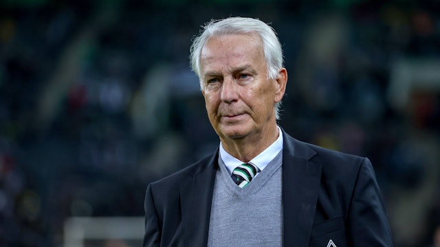 07.12.2024, Fußball, Borussia Mönchengladbach - Borussia Dortmund, 1. Fußball Bundesliga, Borussia-Park, Saison 2024 2025: Präsident Rainer Bonhof Bor. Mönchengladbach DFB regulations prohibit any use of photographs as image sequences and or quasi-video. Nordrhein-Westfalen Deutschland *** 07 12 2024, Football, Borussia Mönchengladbach Borussia Dortmund, 1 Football Bundesliga, Borussia Park, Season 2024 2025 President Rainer Bonhof Bor Mönchengladbach DFB regulations prohibit any use of photographs as image sequences and or quasi video North Rhine-Westphalia Germany