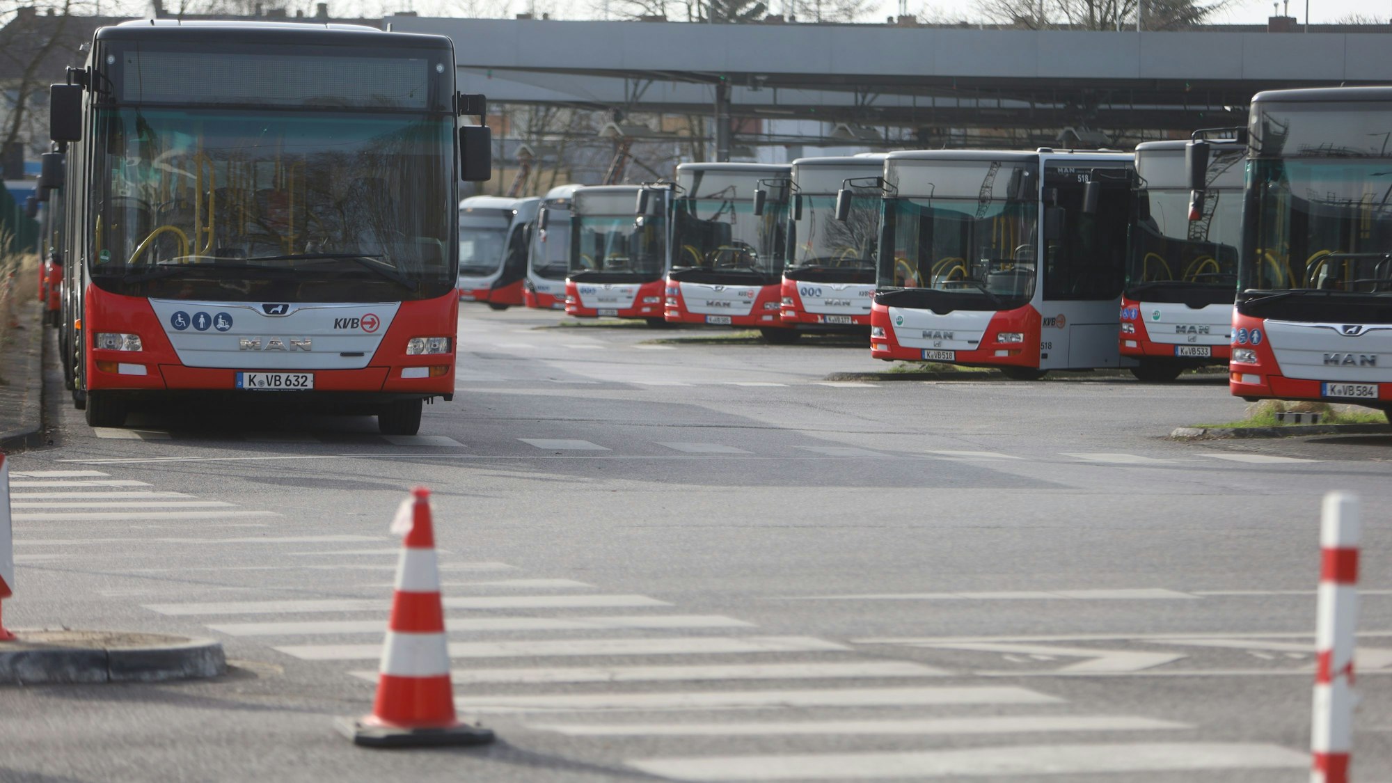 06.03.2026, Köln: Das Busdepots Nord der KVB. Foto: Arton Krasniqi