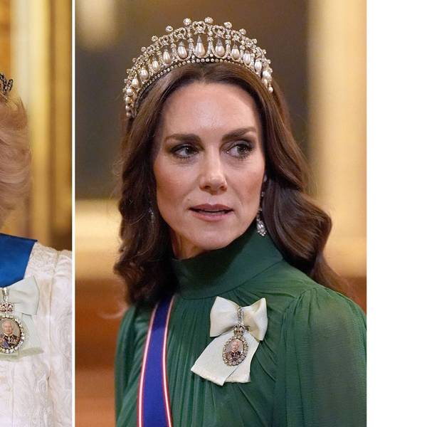 Bildercollage Königin Camilla und Prinzessin Kate