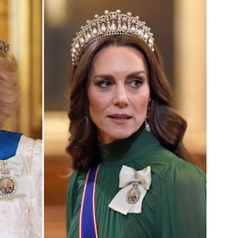 Bildercollage Königin Camilla und Prinzessin Kate