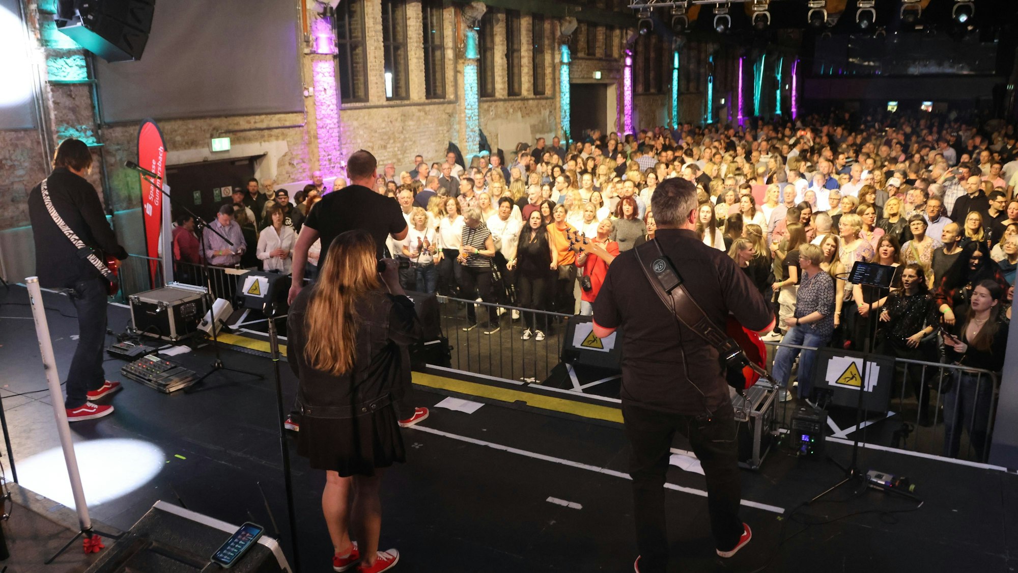 Die Party in der Halle 32.