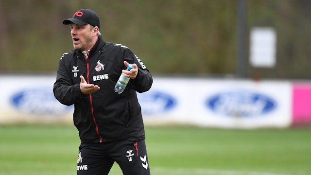 Lukas Kwasniok auf dem Trainingsplatz in dieser Woche