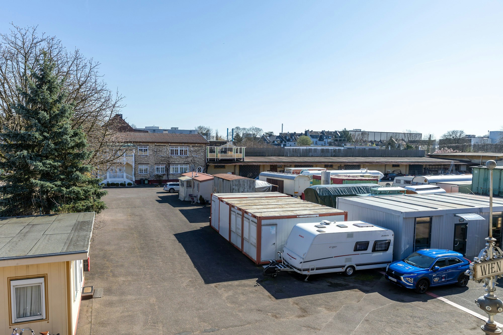 18.03.2026: Winterquartier von Roncalli in Mülheim. Foto: Martina Goyert