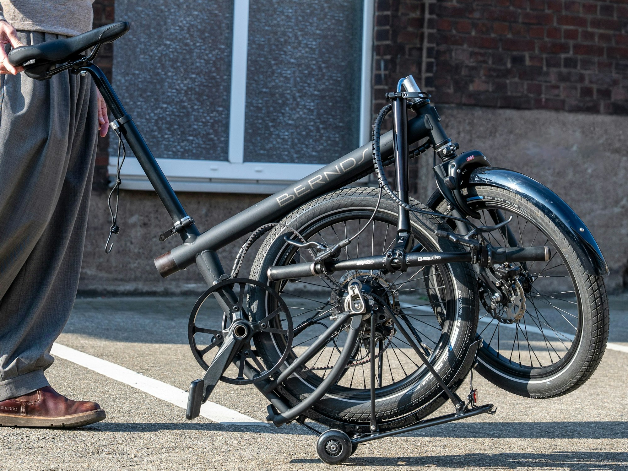 Die Manufaktur Bernds produziert Falträder seit 1991 – und stellt Teile ihres Sortiments ebenfalls bei der Cyklingworld aus.